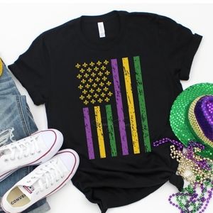 Black Mardi Gras Shirt Tshirt Tank